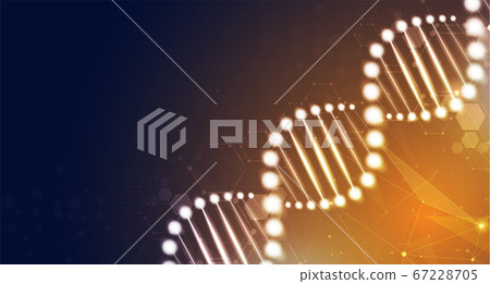 DNA digital, sequence, code structure with... - Stock Illustration ...