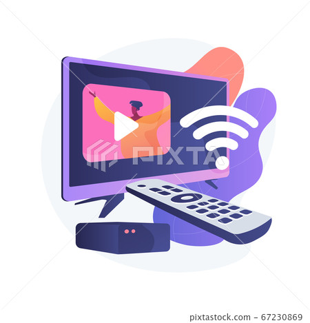 Smart tv vector concept metaphor 67230869