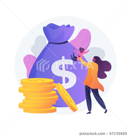 Life insurance vector concept metaphor 67230889