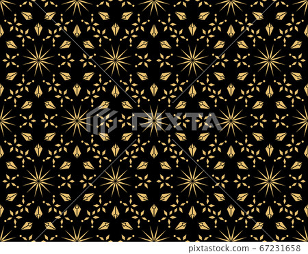 Abstract geometric pattern with lines, snowflakes. Abstract geometric pattern with lines, snowflakes. 67231658