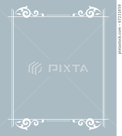 Decorative frame Elegant element for design in 67231659