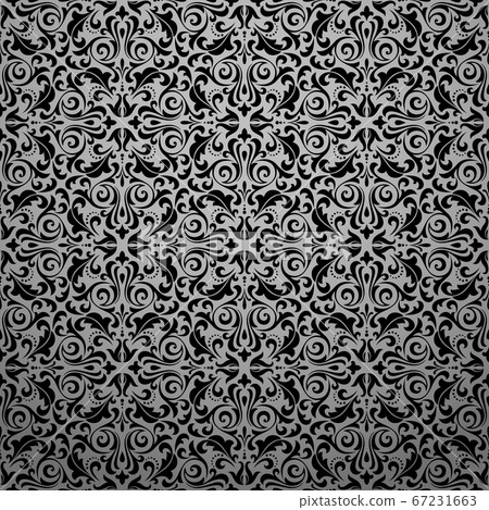 Wallpaper in the style of Baroque. Seamless Wallpaper in the style of Baroque. Seamless 67231663