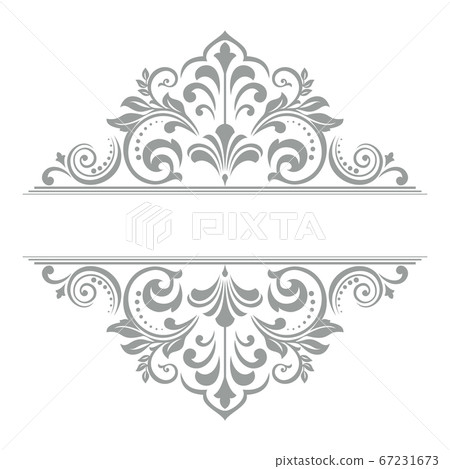 Vintage grey element. Graphic design. Damask Vintage grey element. Graphic design. Damask 67231673