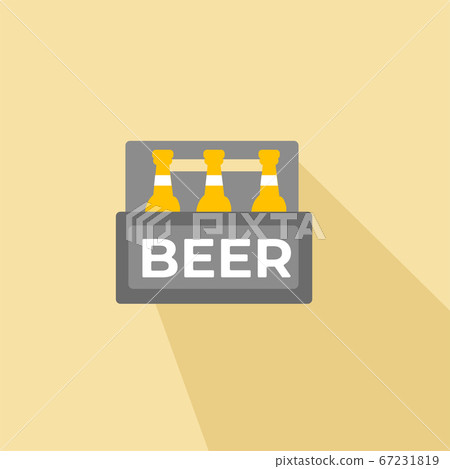 set of isolated beer bottles on supermarket stand 67231819