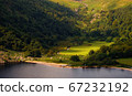Mountain scenery at evening 67232192
