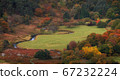 Picturesque mountain valley in indian summer 67232224