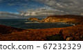 Atlantic coast with cliffs in sunset light 67232329