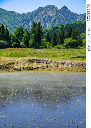 從旭原山腳下的旭原眺望春山。 67233506
