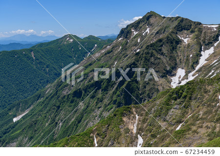 從谷川岳看小出大和大賀山 從谷川岳看小出大和大賀山 67234459