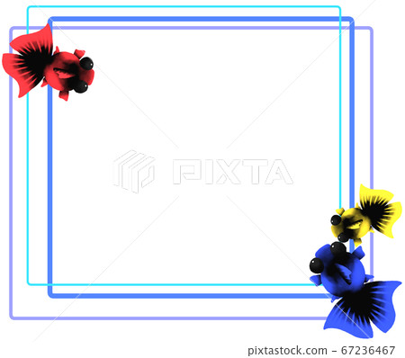 Goldfish frame (blue) Goldfish frame (blue) 67236467