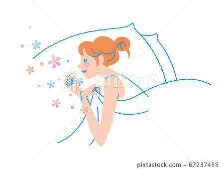 Illustration of a good night's sleep 67237455