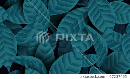 Seamless pattern, collage green leaves on black background Seamless pattern, collage green leaves on black background 67237465