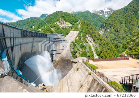 Kurobe Dam in early summer Kurobe Dam in early summer 67238366