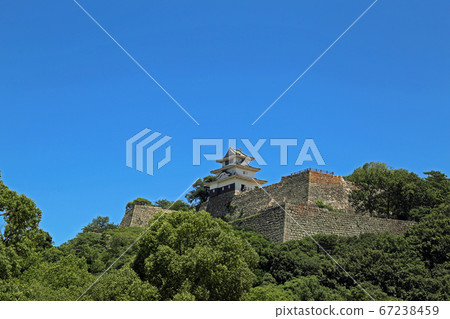 Marugame Castle in early summer Marugame Castle in early summer 67238459