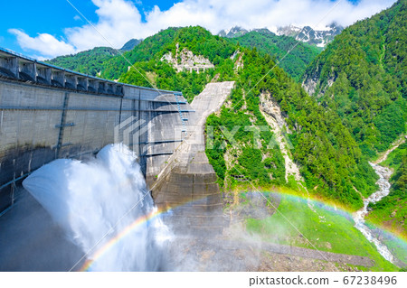 初夏的黑部水壩 初夏的黑部水壩 67238496