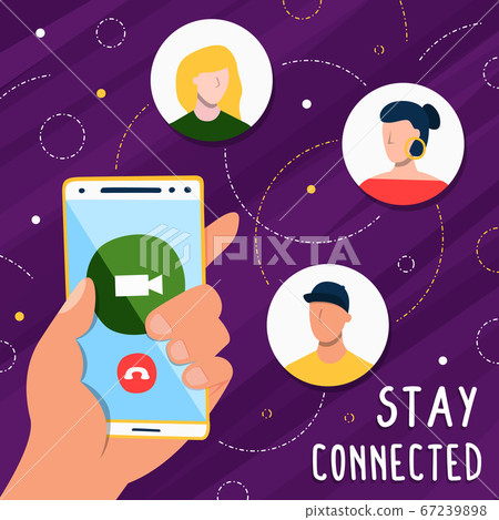 Stay connected on social media phone app 67239898