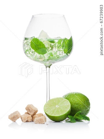 Luxury glass of Mojito summer alcoholic cocktail Luxury glass of Mojito summer alcoholic cocktail 67239983