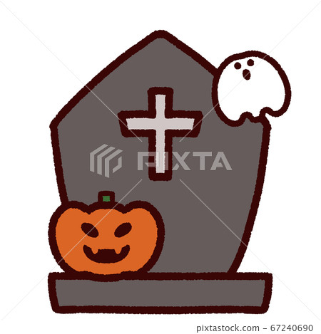 西式萬聖節墓碑，墳墓 67240690