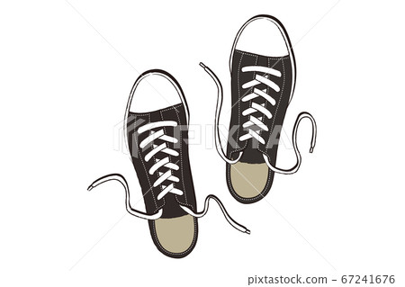 Illustration of black shoes Illustration of black shoes 67241676