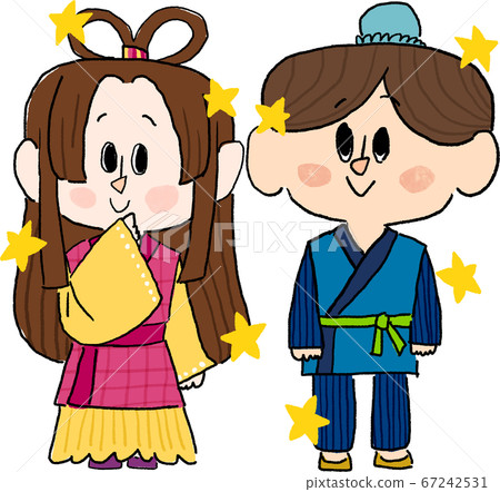 Tanabata 7th July Orihime Hikoboshi Tanabata 7th July Orihime Hikoboshi 67242531