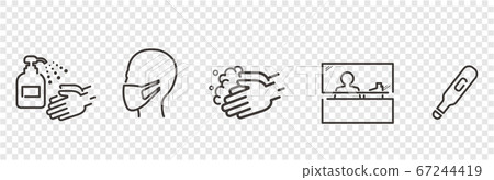 vector, vectors, washing one's hand - Stock Illustration [67244419] - PIXTA