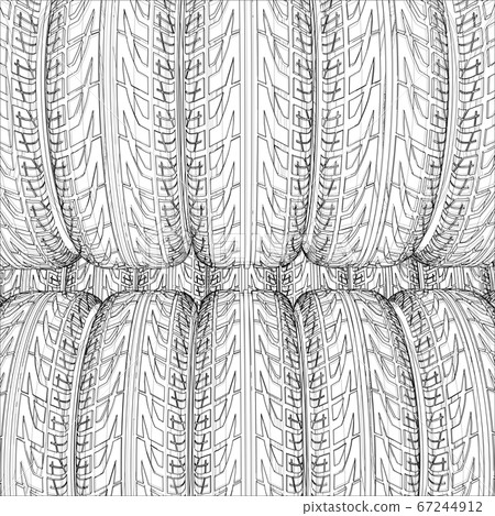 Car tires concept 67244912