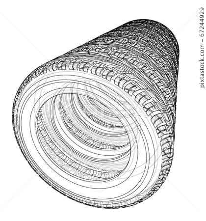 Car tires concept 67244929