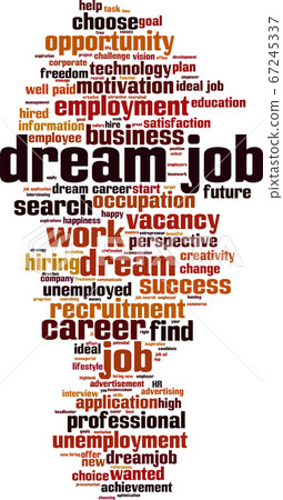 Dream job word cloud 67245337