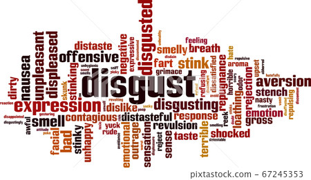 Disgust word cloud 67245353