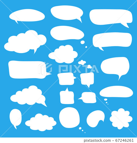 Speech bubbles Vector design for comments, dialogs Speech bubbles Vector design for comments, dialogs 67246261