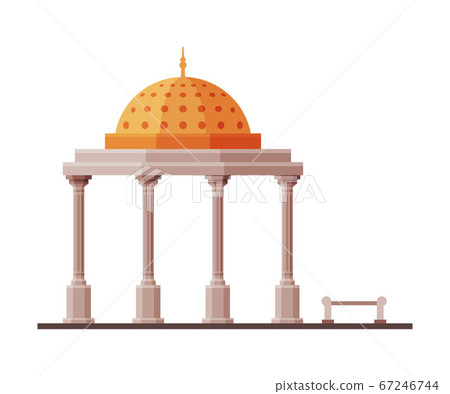 Travel to Oman Landmark, Muscat City Famous Architectural Object Flat Vector Illustration Travel to Oman Landmark, Muscat City Famous Architectural Object Flat Vector Illustration 67246744