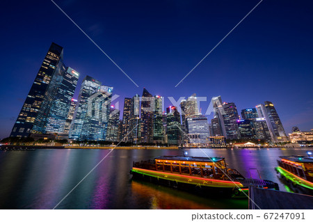 新加坡中部/夜景 67247091