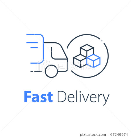 19_fast_delivery_26.eps - Stock Illustration [67249974] - PIXTA