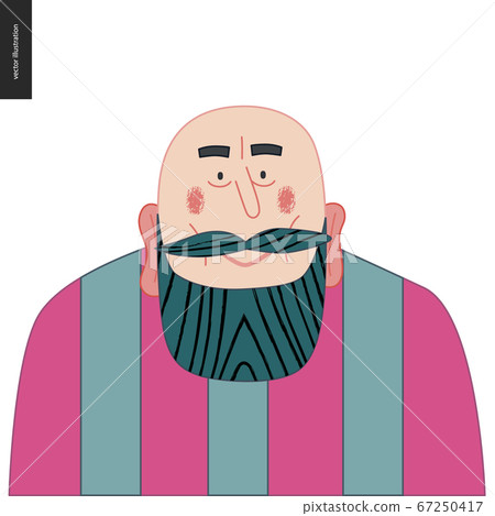Bright characters portraits Bright characters portraits 67250417