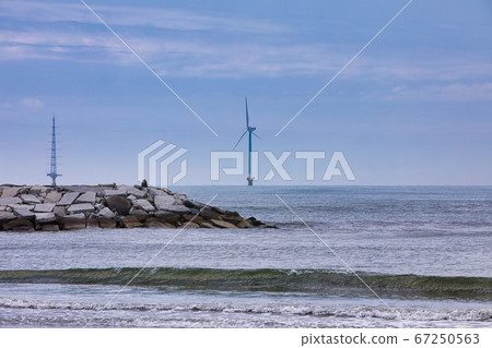 Offshore wind power generation off Choshi Offshore wind power generation off Choshi 67250563