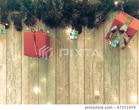 Small cute red festive gift boxes, Christmas Small cute red festive gift boxes, Christmas 67251974