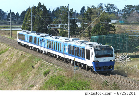 Ou Main Line Koikawa-Kado Watari JR East Kiha 40 Series "Resort Shirakami" 67253201