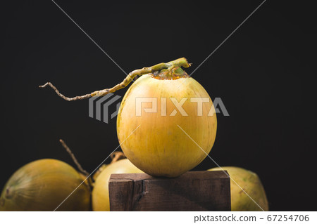 Fresh coconut- healthy tropical fruit 67254706