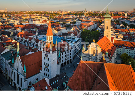 Aerial view of Munich 67256152