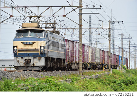 Musashino Line Minamikoshigaya-Higashikawaguchi JR Freight EF66-27 (Suita) Musashino Line Minamikoshigaya-Higashikawaguchi JR Freight EF66-27 (Suita) 67256231