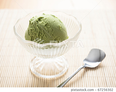 Green tea ice cream Green tea ice cream 67256302