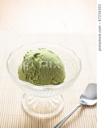 Green tea ice cream Green tea ice cream 67256303