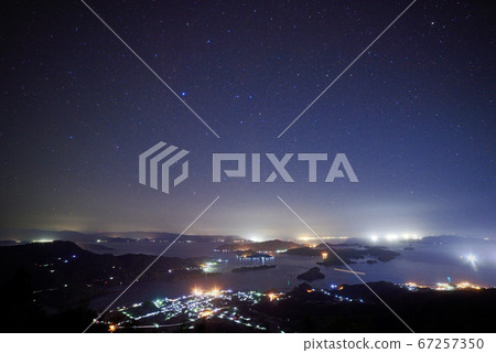 The starry sky seen from the summit of Kuradake 67257350
