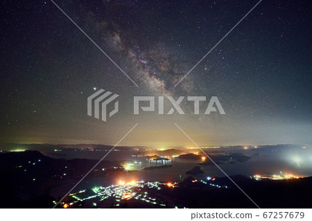 從倉嶽山頂看的星空 從倉嶽山頂看的星空 67257679