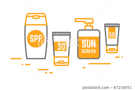 Sun cream containers Sun cream containers 67258051