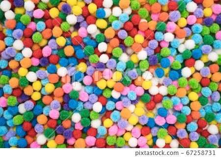 Colorful felt balls Colorful felt balls 67258731