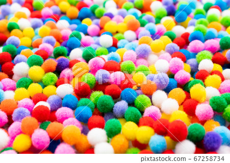 Colorful felt balls Colorful felt balls 67258734
