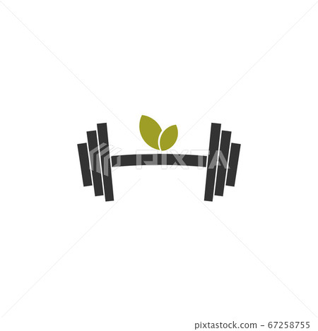 barbells eco vector design template illustration 67258755
