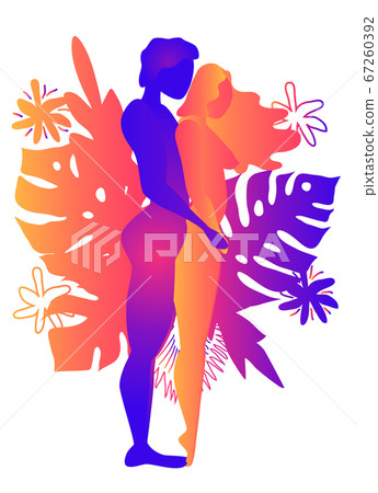 Kama Sutra, a man and a woman have sex. The art of love. Sexual position Column 67260392