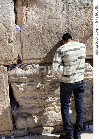 The Wailing Wall is part of the ancient wall around the western slope of the Temple Mount in the Old City of Jerusalem The Wailing Wall is part of the ancient wall around the western slope of the Temple Mount in the Old City of Jerusalem 67260686